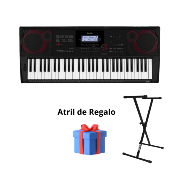 TECLADO MUSICAL CASIO CT-X3000 - INCLUYE TRANSFORMADOR Y ATRIL